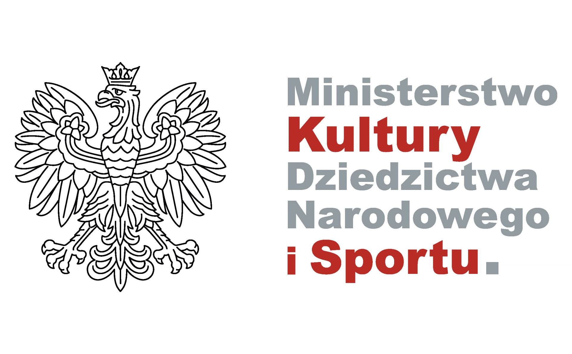 logotyp: Ministerstwo Kultury Dziedzictwa Narodowego i Sportu