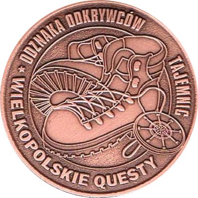 odznaka turystyczna Wielkopolskie Questy